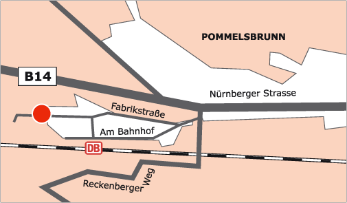 Anfahrt zu HCR Rohstoffe und Verpackungen GmbH in Pommelsbrunn